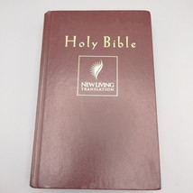 NLT Holy Bible New Living Translation Burgundy Red Hardcover Tyndale 1996 - $235.05 MXN