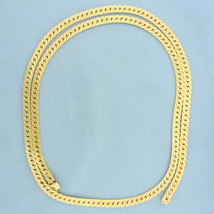 30 Inch Heavy C Link Chain Necklace in 14K Yellow Gold - £3,515.54 GBP