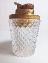 Vintage Evans USA Cut Crystal & Brass Table Lighter Made in France - £31.16 GBP