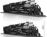 Classic Technical Train Buildings Blocks Big Boy Steam Locomotive Railwa... - £90.82 GBP