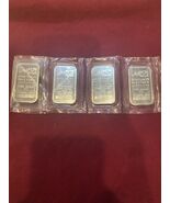 Four Johnson Matthey 1oz Silver Bars in Plastic - €238,67 EUR