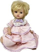 Baby So Beautiful Vtg Playmates 1995 Babydoll Blonde Hair Blue Eyes Pink Dress - £15.57 GBP