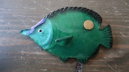Vintage Artisan Fish Brooch 3.5&quot; - £15.65 GBP