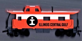 Ho Train TYCO Vintage HO SCALE CABOOSE ILLINOIS CENTRAL GULF - $11.00