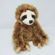 9&quot; DOUGLAS THE CUDDLE TOY 2015 BABY BROWN &amp; WHITE SLOTH STUFFED ANIMAL P... - £22.28 GBP