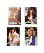 1992 Lime Rock NFL Cheerleaders PROMO Set of 4 Inside Trader Member Excl... - £8.32 GBP