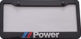 BMW M Power  chrome script  ABS plastic frame - $456.10 MXN