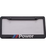 BMW M Power  chrome script  ABS plastic frame - $25.00