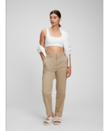 The Gap Tan Straight Up Khaki Tan Mid Rise Size 4 Preppy Acadamia Modern... - $7.82