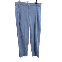J Crew Blue Cropped Pant Size 6 - £14.32 GBP