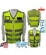 TACTICAL SECURITY DUTY PATROL VEST HI VIZ YELLOW SIA INDUSTRY DOOR STAFF. - €25,66 EUR