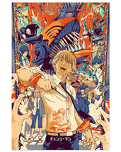 Chainsaw Man Anime Screen Print Poster Art 24x36 Mondo Vincent Aseo Denji Power - £95.11 GBP