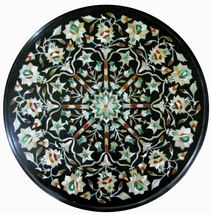 Marble Pietra dura Inlay Centre Table Top 36&quot;x36&quot; Shape: Round - £2,056.87 GBP