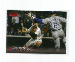 Thurman Munson (New York Yankees) 2023 Topps Stadium Club Red Foil Parallel #52 - £3.98 GBP