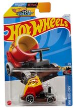 2024 Hot Wheels Boom Car HW Ride-Ons 2/5 Red Yellow Netflix Let's Race 9... - $4.94