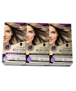 3 Pack Schwarzkopf Keratin Blonde 7.1 Dark Ash Blonde Permanent Hair Color - $52.56 CAD