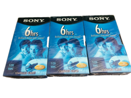 Sony Blank VHS Tapes Premium Grade T-120 6 Hour VHS Videocassette - £17.79 GBP