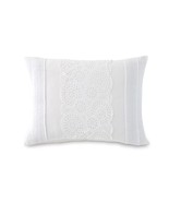 1 DKNY PURE ROMANCE Eyelet Standard Sham White NIP - $1,072.26 MXN