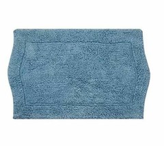 Home Weavers Waterford 17&quot; x 21&quot; Bath Rug- Blue T4101936 - £23.48 GBP