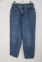 LL Bean 28&quot; Waist Double L Relaxed Fit Fleece-Lined High Waist Mom Jeans - £20.91 GBP