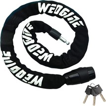 Bike Chain Lock, Heavy Duty Anti-Theft Bicycle Chain Lock, 2.72 Ft, Fence - $46.46 CAD