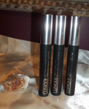 Lot of 3 New Clinique High Impact Mascara 01 Black Full Size Unboxed Free Ship - $27.71