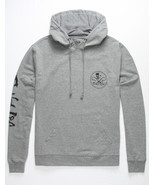 Salt Life Mens Skull and Hooks Graphic Hoodie in Heather Gray-Small - £23.83 GBP