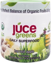 Terra Kai Organics JUCE Green Superfood Powder, Organic Fruits and Veggies Suppl - £38.96 GBP