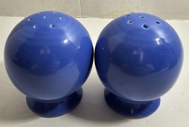 Blue Fiesta Door Knob Salt &amp; Pepper Shakers Set with Original Corks - £22.57 GBP