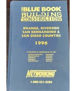 Blue Book Building Construction Orange Riverside San Bernardino San Dieg... - £18.96 GBP