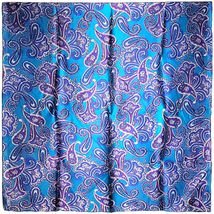 VhoMes NEW Genuine 100% Mulberry Satin Silk Scarf 42&quot;x42&quot; Large Square S... - £31.87 GBP