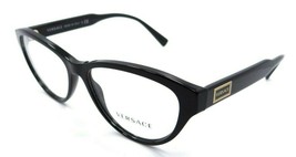 Versace Eyeglasses Frames VE 3276 GB1 54-15-140 Black Made in Italy - £85.55 GBP