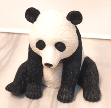 Giant Panda Bear Seated 3&quot; Animal Figure Terra By Battat - £7.06 GBP