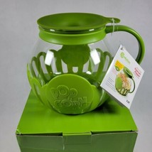 Ecolution Micro Pop Microwave Glass Popcorn Maker Green 3 Quarts - £11.85 GBP