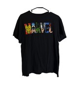 Marvel Avengers Black Graphic T-Shirt Men&#39;s Large - €11,12 EUR
