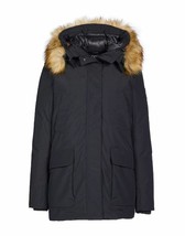 Save The Duck COPY Classic Faux Fur Hooded Arctic Parka Black Coat, Sz 2 (M) NWT - £195.02 GBP