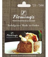 FLEMING&#39;S STEAKHOUSE GRILL BAR RESTAURANT GIFT CARD 150 MOM DAD FRIENDS ... - €51,34 EUR+