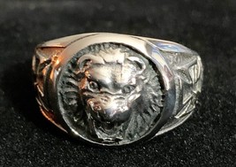 Lion&#39;s Den Secret Society Elite Illuminati Ring of Wealth Success Brute ... - £164.27 GBP