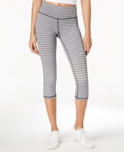 Ideology Women&#39;s Striped Cropped Leggings ,Color: Black &amp; White, MSRP 49 $ - £14.38 GBP