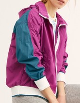 Free People Women&#39;s Highline Bomber Jacket, Size S Boisenberry-Combo - £30.66 GBP