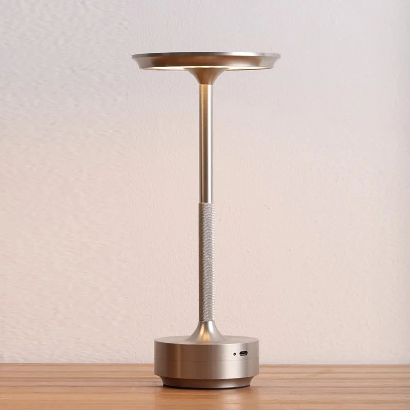 Simple Recharge Table lamp Restaurant Bar Desk Lamp Dimming Atmosphere - $24.09