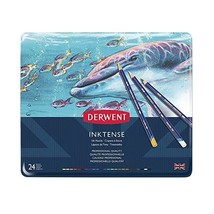 Derwent Inktense Watercolour Pencils Tin - Set of 24  - $94.00