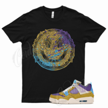 Black HAPPY Shirt for Union x J1 4 SP Desert Moss Turquoise Blue Dark Iris - £20.09 GBP+