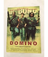 Domino Movie Promo Postcard Folded 2005 Kiera Knightley Crime Action - £6.06 GBP
