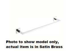 Newport Brass 18&#39;&#39; Towel Bar 2020-1230/04 Cube 2 , Satin Brass PVD - £79.69 GBP