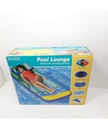 Retro Intex Pool Lounge Inflatable Float Chair 80&quot;x33&quot;x14&quot; w/ Cup Holder... - $75.73 CAD