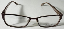 Fysh Urban Eyewear 3473 52-17-135 FRAMES ONLY  Brown Metal Womens Glasse... - $43.19