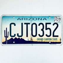 2020 United States Arizona Grand Canyon Passenger License Plate CJT0352 - $225.96 MXN