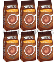 NESTLE HOT DARK CHOCOLATE WHIPPER MIX 6 x  2 LB BAGS HOT COCOA VENDING MIX  - £47.13 GBP