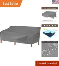 Heavy Duty Patio Sofa Cover, 100% Waterproof 3-Seater Outdoor Sofa Cover... - $63.00